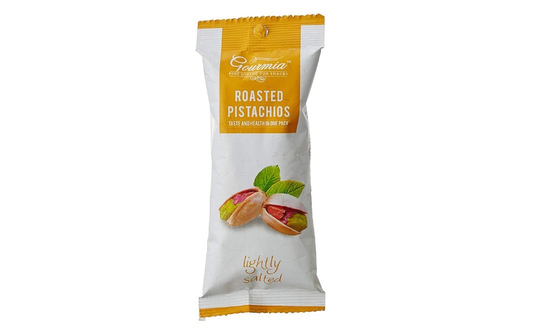 Gourmia Roasted Pistachios Lightly Salted   Pack  40 grams